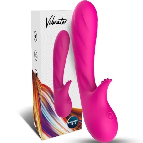 Armony Vibrators Romance Vibrator met Stimulator Fuchsia