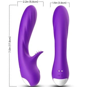 Armony Vibrators Romance Vibrator mit Stimulator, lila