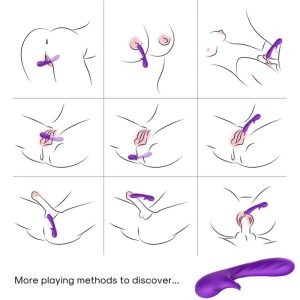 Armony Vibrators Romance Vibrator mit Stimulator, lila Armony Vibrators Romance Vibrator mit Stimulator, lila – Bild 2