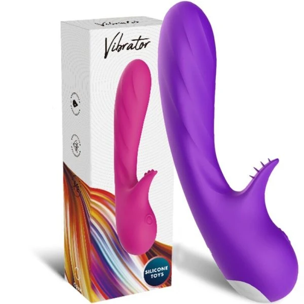 Armony Vibrators Romance Vibrator mit Stimulator, lila