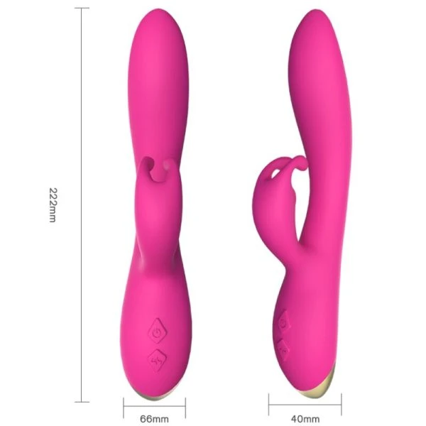 img_163182_0bb4c2e04914262be23f62015b908fef_1.jpg Armony Vibrators Bonnie Vibrator Konijn met Clitorisstimulator Fuchsia