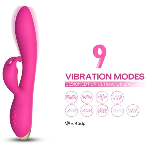 Armony Vibrators Bonnie Vibrator Konijn met Clitorisstimulator Fuchsia Armony Vibrators Bonnie Vibrator Konijn met Clitorisstimulator Fuchsia