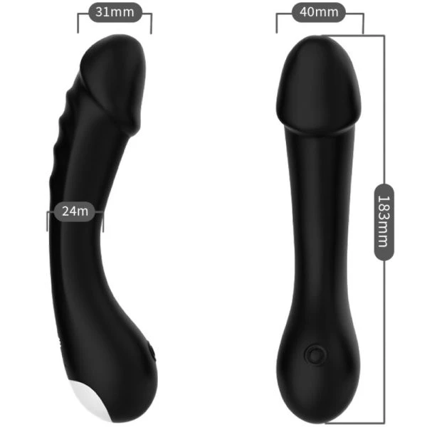 Armony Vibrators G-Punkt Vibrator van siliconen, zwart