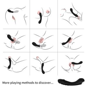 Armony Vibrators G-Punkt Vibrator van siliconen, zwart Armony Vibrators G-Punkt Vibrator van siliconen, zwart - Afbeelding 2