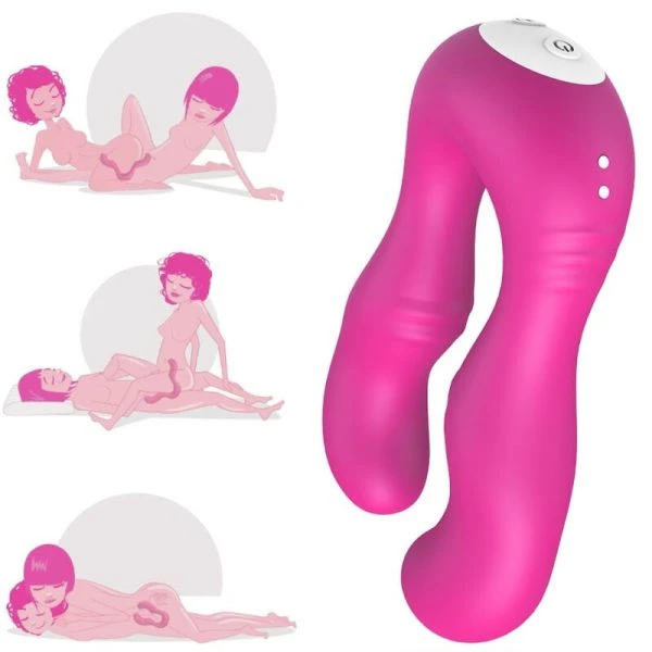 Armony Vibrators Seraph Vibrator met dubbele afstandsbediening, Fuchsia