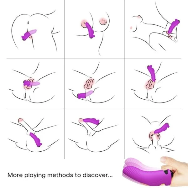 Armony Vibrators Aurora Vingervibrator Paars – Minivibrator voor gerichte stimulatie