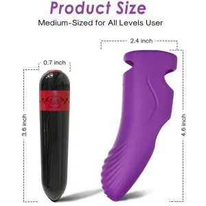 Armony Vibrators Aurora Finger Vibrator Purple – Mini vibrator for precise stimulation