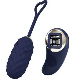 Remote Control Pretty Love Vivian Blue Vibratie-ei met afstandsbediening