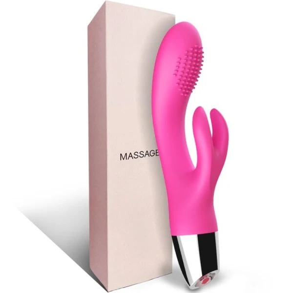 Armony Vibrators Konijnenvibrator met clitorisstimulator, fuchsia