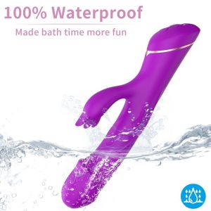 Armony Vibrators Konijnenvibrator met clitorisstimulator van siliconen, paars Armony Vibrators Konijnenvibrator met clitorisstimulator van siliconen, paars - Afbeelding 3