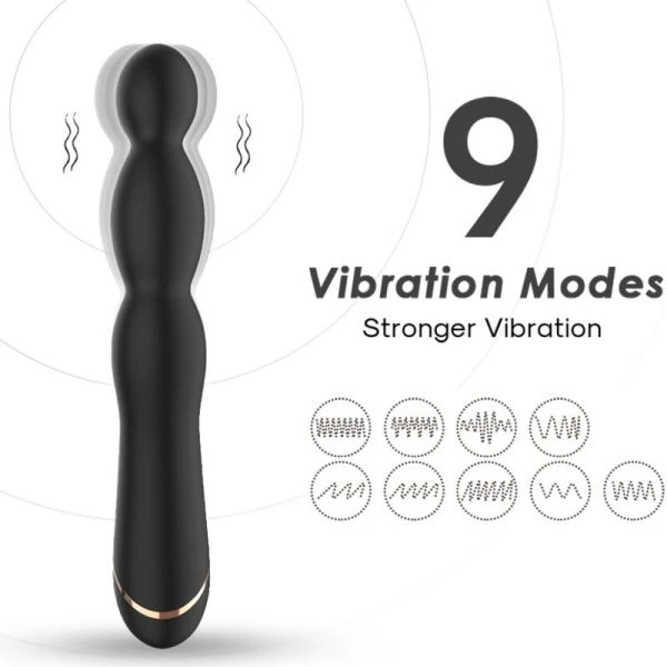 Armony Vibrators Bambu Vibrator mit verstellbarem Winkel, schwarz