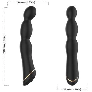 Armony Vibrators Bambu Vibrator mit verstellbarem Winkel, schwarz