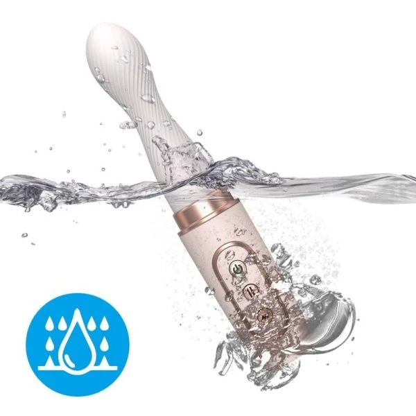 Armony Vibrators Vibrator mit Rotations- und Teleskopfunktion Gelb Armony Vibrators Vibrator mit Rotations- und Teleskopfunktion Gelb