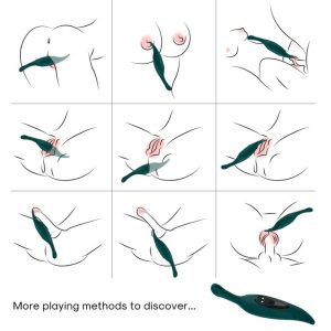 Armony Stimulators Opzetvibrator met Trilkogel Bladgroen Armony Stimulators Opzetvibrator met Trilkogel Bladgroen - Afbeelding 2