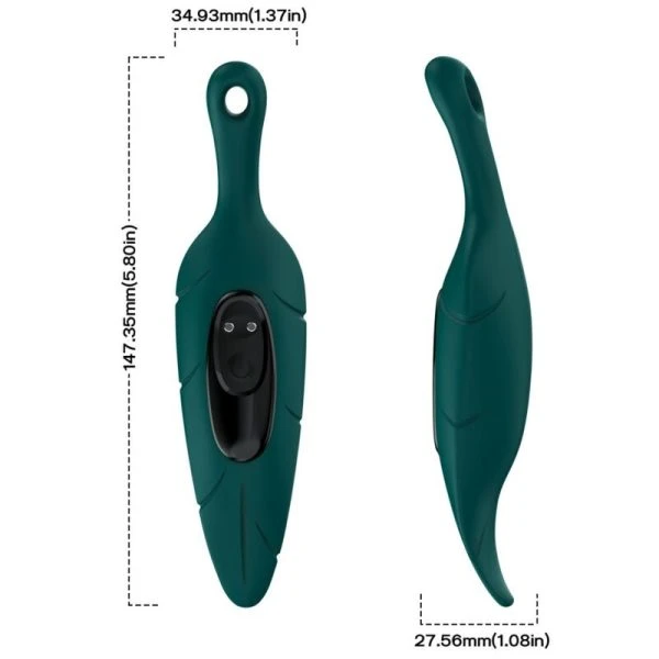 Armony Stimulators Opzetvibrator met Trilkogel Bladgroen Armony Stimulators Opzetvibrator met Trilkogel Bladgroen