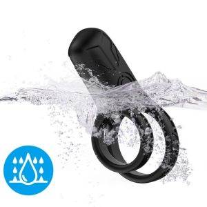 Armony FOR HIM Dubbele Ring Vibrator Zwart, medisch siliconen Armony FOR HIM Dubbele Ring Vibrator Zwart, medisch siliconen - Afbeelding 3