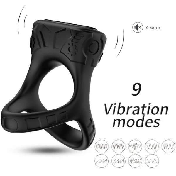 Armony FOR HIM Ringvibrator Multiposition Schwarz