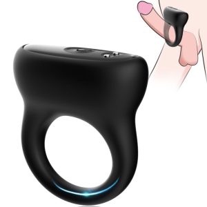 Armony FOR HIM Ringvibrator Zwart met 9 Standen Armony FOR HIM Ringvibrator Zwart met 9 Standen - Afbeelding 1