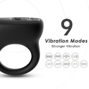 Armony FOR HIM Ringvibrator Zwart met 9 Standen Armony FOR HIM Ringvibrator Zwart met 9 Standen - Afbeelding 4