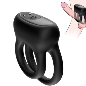 Armony FOR HIM Double Ring Vibrator Black Armony FOR HIM Double Ring Vibrator Black - Image 1