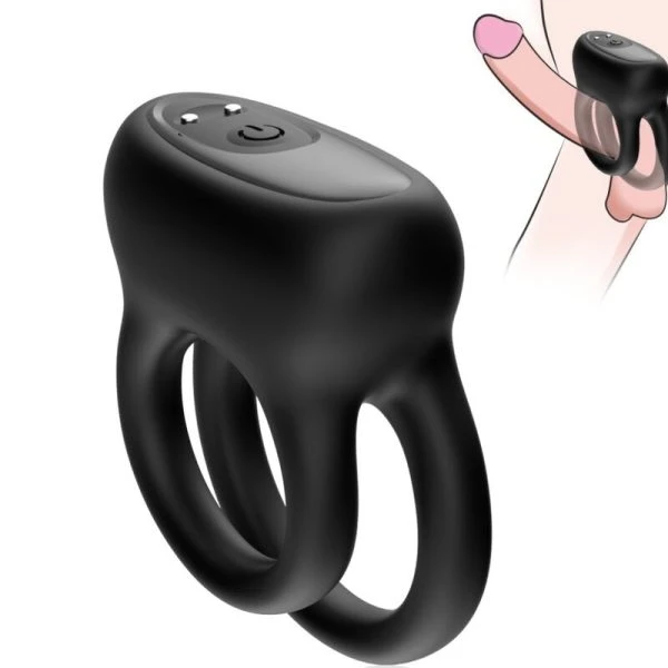 Armony FOR HIM Double Ring Vibrator Black