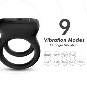 Armony FOR HIM Double Ring Vibrator Black Armony FOR HIM Double Ring Vibrator Black - Image 2
