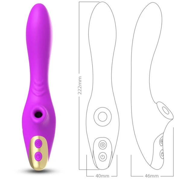 Armony Stimulators Dudu Violet Clitoriszuiger met Zuig- en Trillingsmodi