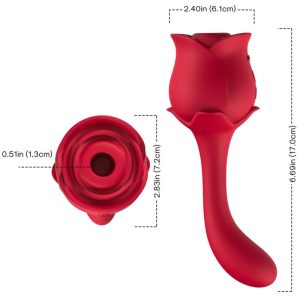 Armony Roselover Clitoriszuiger en stimulator rood Armony Roselover Clitoriszuiger en stimulator rood - Afbeelding 3