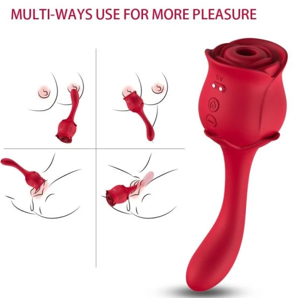 Armony Roselover Clitoriszuiger en stimulator rood
