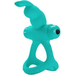 FOR HIM Pretty Love Figgy Green Rabbit Vibratorring, grün