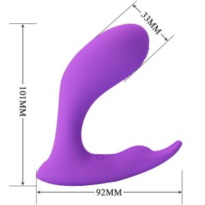High Tech Pretty Love Idabelle Vibrator met Afstandsbediening Trilling & Pulsatie Violet High Tech Pretty Love Idabelle Vibrator met Afstandsbediening Trilling & Pulsatie Violet - Afbeelding 4