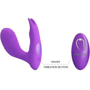High Tech Pretty Love Idabelle Vibrator met Afstandsbediening Trilling & Pulsatie Violet High Tech Pretty Love Idabelle Vibrator met Afstandsbediening Trilling & Pulsatie Violet - Afbeelding 6