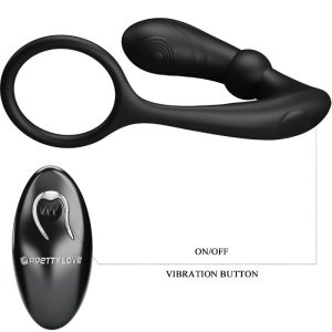 FOR HIM Pretty Love Warren Anal Ring with Vibrator and Remote Control black FOR HIM Pretty Love Warren Anal Ring with Vibrator and Remote Control black - Image 6