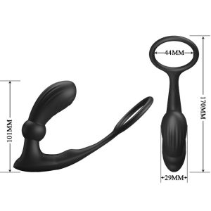 FOR HIM Pretty Love Warren Anal Ring with Vibrator and Remote Control black FOR HIM Pretty Love Warren Anal Ring with Vibrator and Remote Control black - Image 4