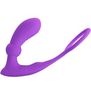 FOR HIM Pretty Love Warren Ring & Violett Anaalvibrator met Afstandsbediening FOR HIM Pretty Love Warren Ring & Violett Anaalvibrator met Afstandsbediening - Afbeelding 2