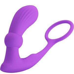FOR HIM Pretty Love Warren Ring & Violett Anaalvibrator met Afstandsbediening FOR HIM Pretty Love Warren Ring & Violett Anaalvibrator met Afstandsbediening - Afbeelding 1