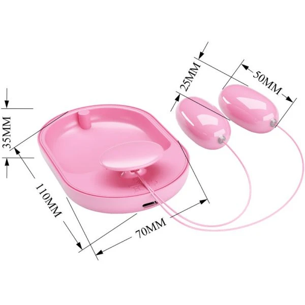 Remote Control Pretty Love FUN BOX Vibrerende bal roze