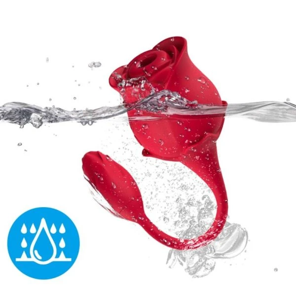 Armony Rosa Clitoriszuiger en Vibrator met 10 standen, rood