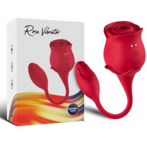 Armony Rosa Clitoriszuiger en Vibrator met 10 standen, rood Armony Rosa Clitoriszuiger en Vibrator met 10 standen, rood - Afbeelding 1