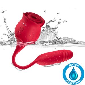 Armony Roseknigth Clitoriszuiger en vibrator in rozenvorm rood Armony Roseknigth Clitoriszuiger en vibrator in rozenvorm rood - Afbeelding 3