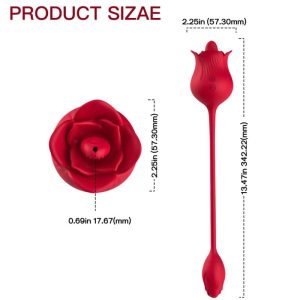 Armony Klitoris-Stimulator Rose mit Saug- und Vibrationsfunktion – Bild 4