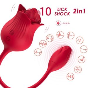 Armony Klitoris-Stimulator Rose mit Saug- und Vibrationsfunktion – Bild 1