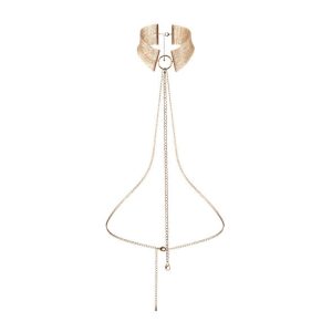 Bijoux Desire Metallique Gouden Metalen Halsketting als verstelbare halsband Bijoux Desire Metallique Gouden Metalen Halsketting als verstelbare halsband - Afbeelding 1