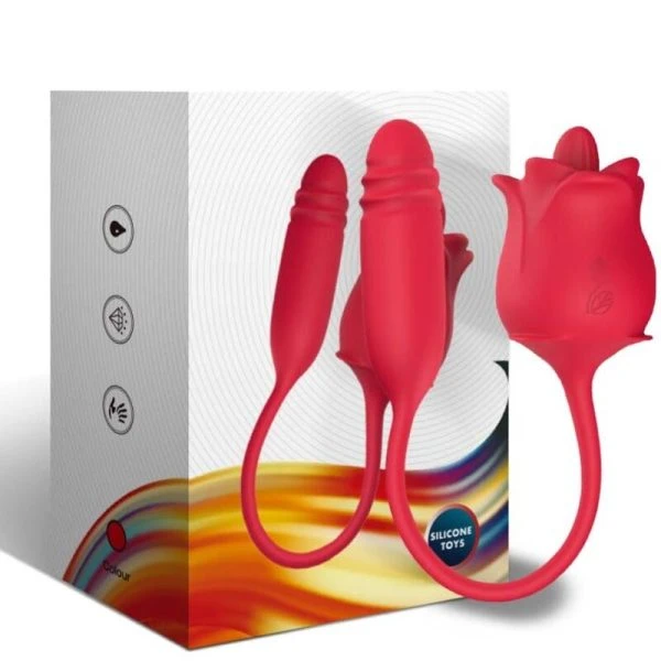 Armony 3-in-1 Rosa Clitoriszuiger met Vibro-ei en mechanische tong Armony 3-in-1 Rosa Clitoriszuiger met Vibro-ei en mechanische tong
