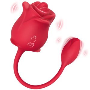 Armony Clitoriszuiger Vibrator in Rozenvorm met Ei Armony Clitoriszuiger Vibrator in Rozenvorm met Ei - Afbeelding 5