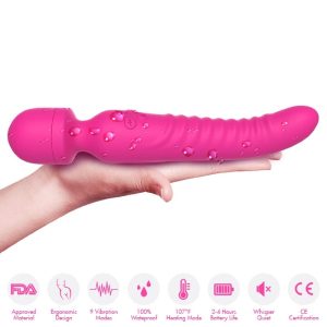 Armony Massagers Opvangvibrator Mission Massager met warmte-effect Fuchsia Armony Massagers Opvangvibrator Mission Massager met warmte-effect Fuchsia - Afbeelding 3