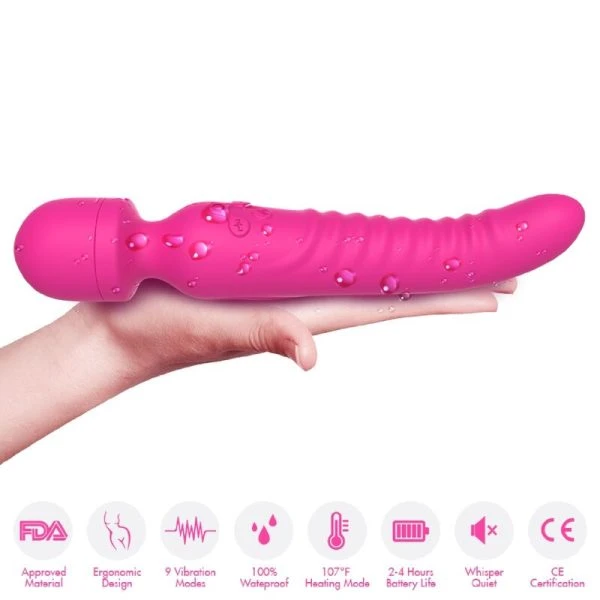 Armony Massagers Opvangvibrator Mission Massager met warmte-effect Fuchsia