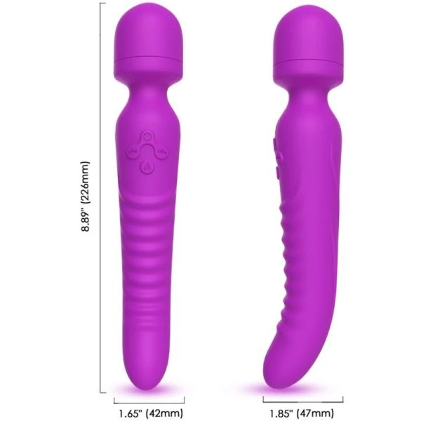 Armony Massagers Opvangvibrator Mission Massager met warmte-effect paars