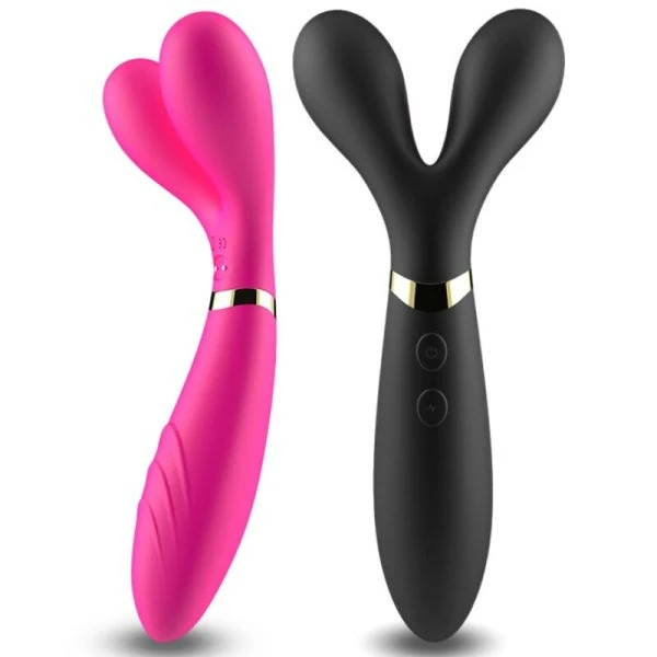 Armony Massagers Y-Wand Dubbelkop Vibrator Fuchsia