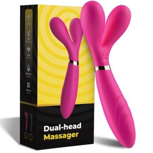 Armony Massagers Y-Wand Dubbelkop Vibrator Fuchsia Armony Massagers Y-Wand Dubbelkop Vibrator Fuchsia - Afbeelding 5